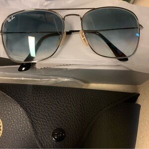 NEW!! Ray-Ban Sunglasses with Black and Silver Accents